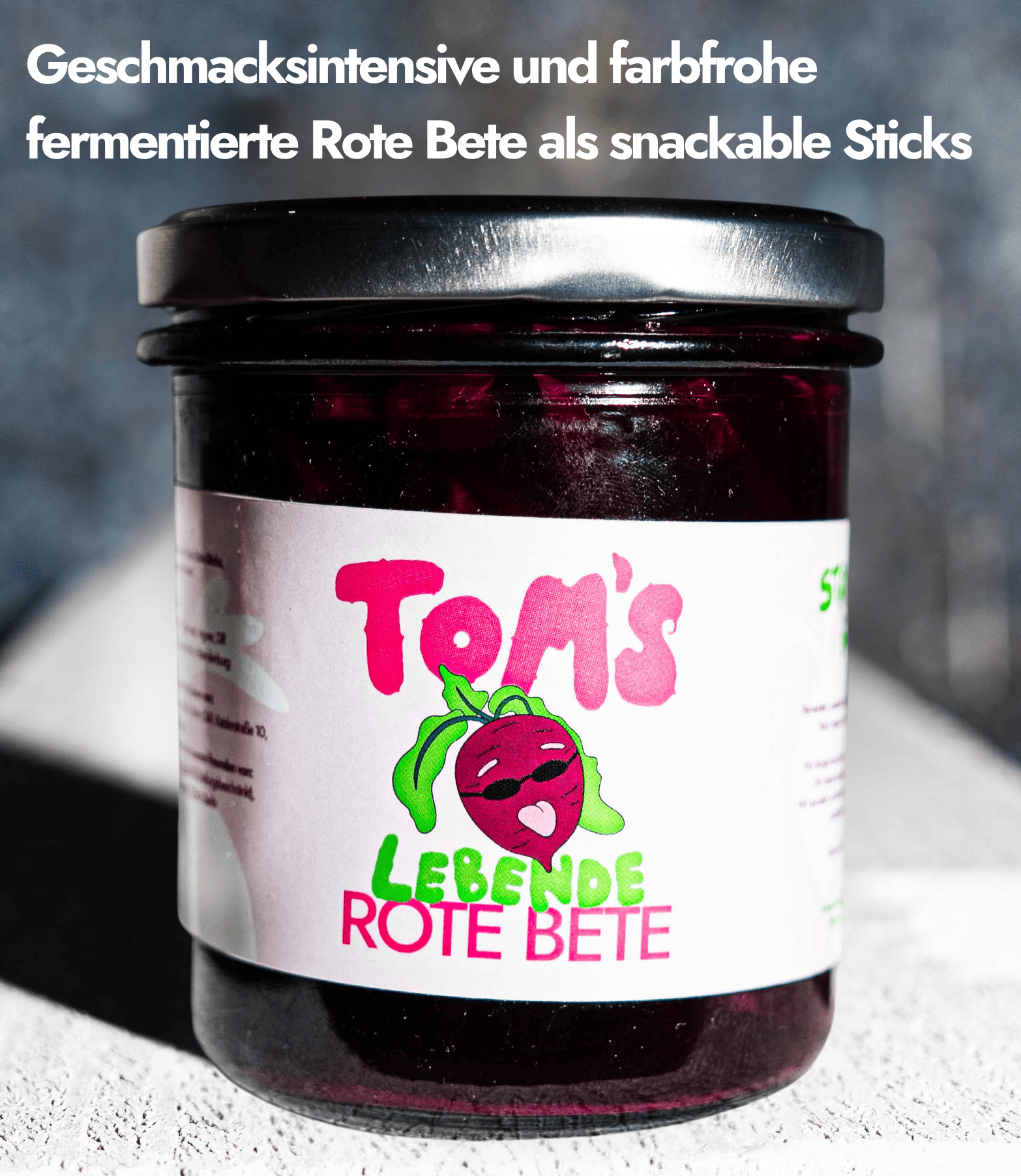8x Tom's fermentierte Rote Bete Sticks